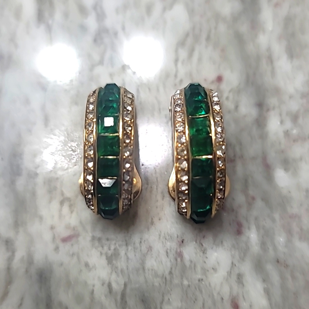 Vintage Christian Dior Clip Earrings
